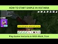 [Vectaria.io] How to Start Simple Survival In Vectaria