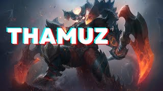 Thamuz Boring Full Game Noob Solo Rank Mobile Legends 1