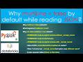 125. Why multiLine = false by default while reading JSON? | #pyspark PART 125