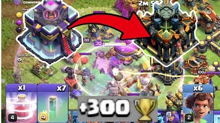 Th15 vs Th17 Warden RC walk in Legend League (coc root rider attack) (Feb Day 11)