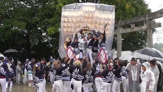 平成29年建水分神社宮入　神山編　南河内だんじり祭り