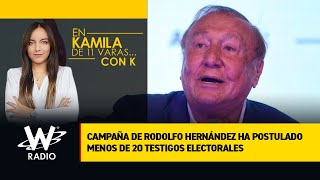 Campaña de Rodolfo Hernández ha postulado menos de 20 testigos electorales