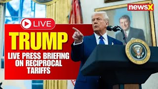 Live: Trump live press briefing on Reciprocal Tariffs | On India, Russia G7 and Imposing Tariffs