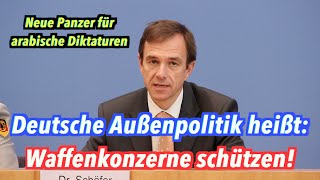 Außenpolitik der Bundesregierung: Waffenkonzerne schützen!