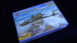 In box review of Modelsvit 1/48 XP-55 Ascender model kit