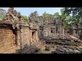 walk around the wall at preah khan temple pov vlog