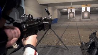 実弾射撃 M249 軽機関銃 フルオート (M249 LMG Full Auto)