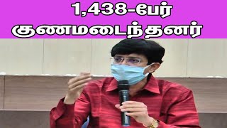 1,438-பேர் குணமடைந்து வீடு திரும்பியுள்ளனJ Radhakrishnan IAS Latest Tamil news  nba 24x7