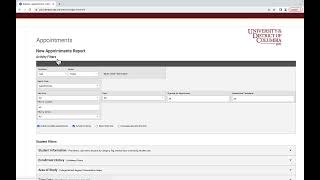 A.AC.T. Navigate: Appointments and Check Ins Reports
