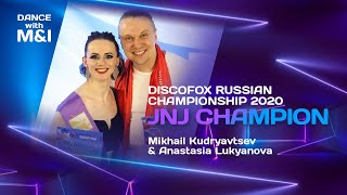 🇷🇺 Discofox Russian Championship 2020, JnJ Ch - 4 Place. Mikhail Kudryavtsev \u0026 Anastasia Lukyanova