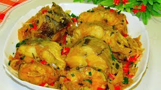 Такую рыбку вы ещё не пробовали! Это вкусно! Пальчики точно оближешь!/Fish with unusual sauce