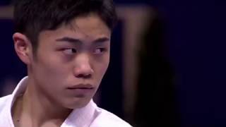 Karate1 Paris 2017 - Male Kata BRONZE medal - Yuhei Horiba vs. Chikashi Hayashida