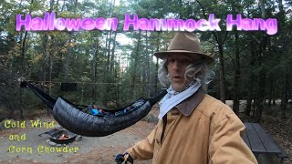 Halloween Hammock Hang- Solo Campground hammock camping