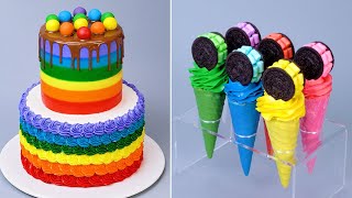 🌈💝 19+ Stunning Colorful Cake Decorating Tutorials | Genius Chocolate Decorating Recipes