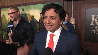Knock at the cabin New York World Premiere - itw M Night Shyamalan (Official Video)