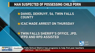 Officers arrest Twin Falls County man for multiple counts of child exploitation | KMVT