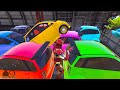 Color Small Cars Transportation on Biggest Airplane w Spiderman - GTA V Mods