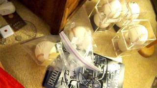 A Look At All My Autographed Baseballs