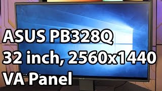 ASUS PB328Q 2560x1440 32-in VA-panel Monitor Review