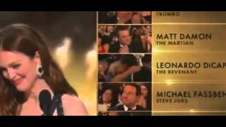 Leonardo diCaprio Wins The Oscar 2016
