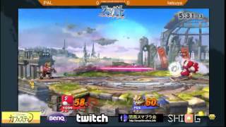 第4回スマバト4U AクラスDブロック勝者側1回戦 PAL vs Tatsuya / Sumabato4