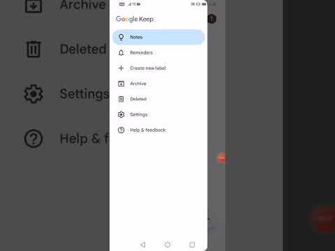 How to use Google Keep Notes app #shorts #shortsfeed