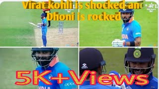 Virat Kohli Reaction Goes Viral on MS Dhoni Six - India vs Australia - ICC World Cup 2019🤗