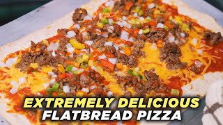 Izzy's Eazy Recipes | EXTREMELY DELICIOUS FLATBREAD PIZZA