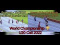 azeem mal vs boonson tha 100m 10.09 @ world championship u20 cali national u20 record