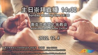 希望之光教会主日直播 2022年12月18号 《圣诞特会》