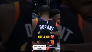 Ant & KD shared a Moment after Game 4🥲