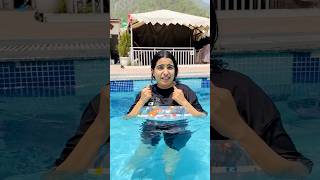Trip to Rishikesh ⛰️ Thanda Swimming pool 😭 Full video on @Dushyant_kukreja #shorts