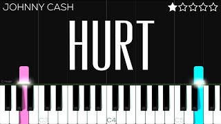 Johnny Cash - Hurt | EASY Piano Tutorial