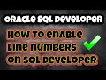 Boost Your SQL Efficiency: Mastering Line Numbers in Oracle SQL Developer! | Oracle Tutorial