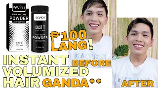 INSTANT VOLUMIZED HAIR? SEVICH HAIR POWDER | SOBRANG GANDA! 100 PESOS LANG! SIR LAWRENCE