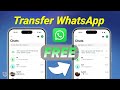 Transfer WhatsApp Messages from iPhone to iPhone for Free Without iCloud