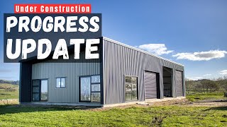 Epic 210sqm Shed House Build Overlooking the Firth of Thames in Miranda NZ