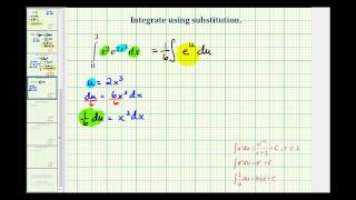 Ex 1:  Definite Integration Using Substitution
