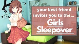 Shy Best Friend Invites You To A Girls Sleepover ASMR [Love Confession/Tipsy/Girl Talk/Jealousy/F4M]