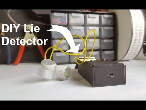 DIY Arduino Powered Lie Detector DIY Arduino Powered Lie Detector