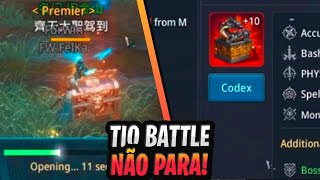 JÁ DIZIAM AS MÁS LÍNGAUS: TIO BATTLE SÓ GRINDA EM GUERRA! | CORTES MIR4