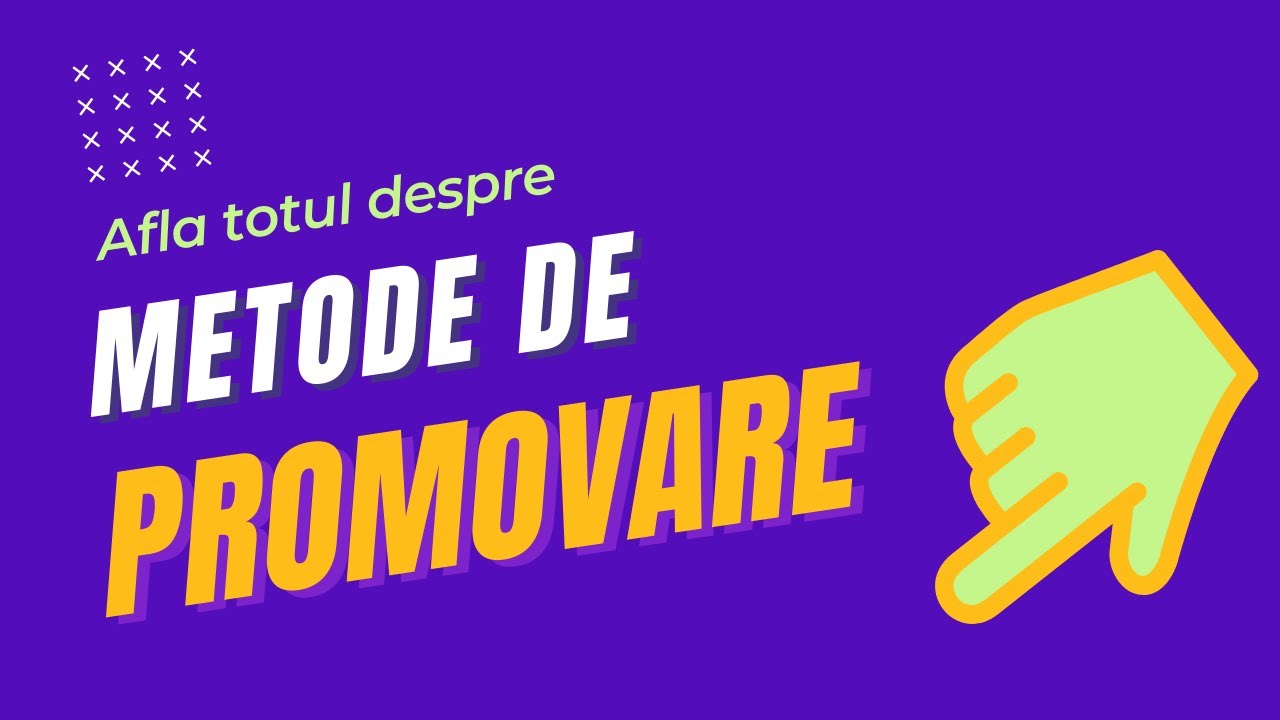 Metode De Promovare In Marketing Afiliate 2performant - YouTube