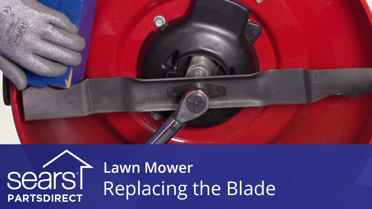 How To Replace The Blade On A Lawn Mower - YouTube