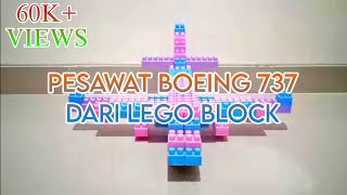 Cara membuat Pesawat Boeing 737 dari Lego Block