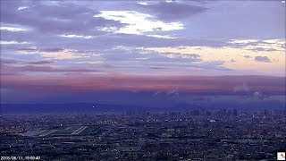 2018.06.11 梅雨の夕暮れ～雨上がり｜Evening in the Rainy Season｜宝塚お天気カメラ、他