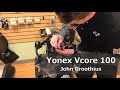 Time Lapse: How to String a Yonex Vcore 100 Tennis Racquet