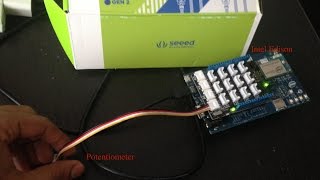 Intel Edison - Reading Analog Values using Python