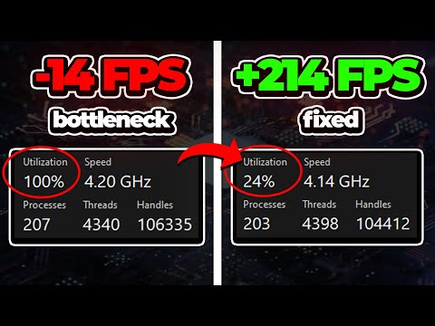 How to Fix CPU Bottleneck For GAMING in 2025!  (Maximize Processor Speed)