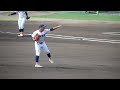 秋季高校野球滋賀大会滋賀学園ー草津東試合前の整列