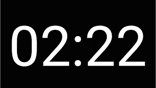 2:22 Countdown Timer [ DARK MODE ]